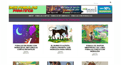 Desktop Screenshot of 365fabulasparaninos.com